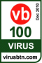 100% Virus Bulletin Award